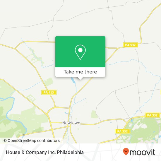 House & Company Inc map