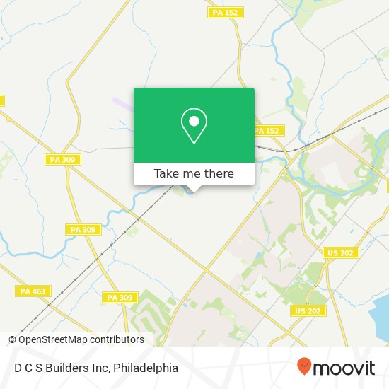 D C S Builders Inc map