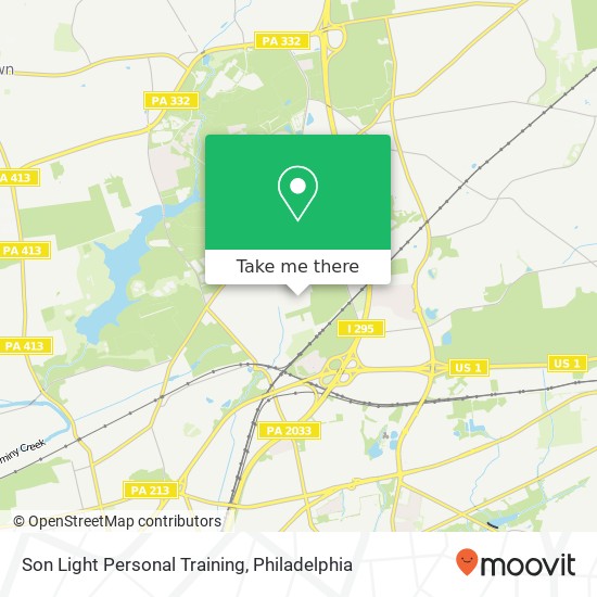 Son Light Personal Training map