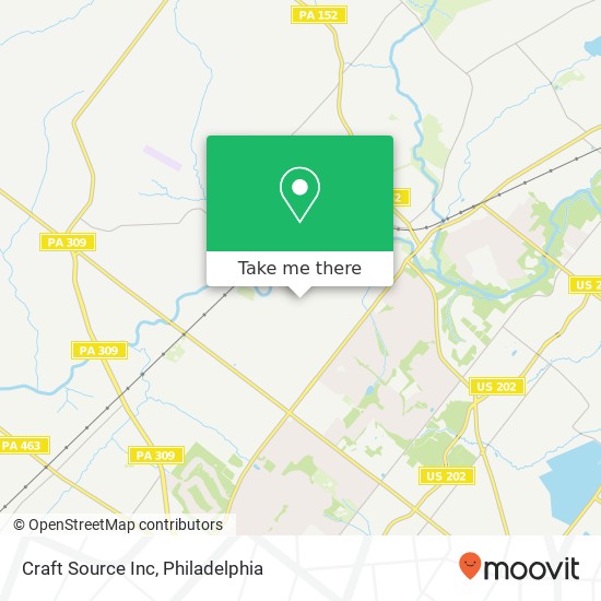 Mapa de Craft Source Inc