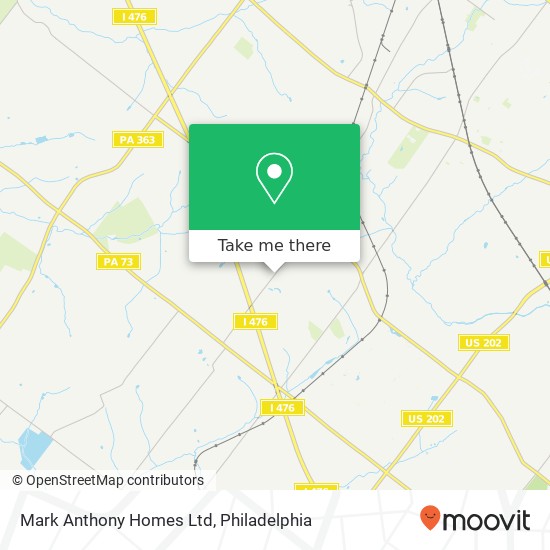 Mark Anthony Homes Ltd map