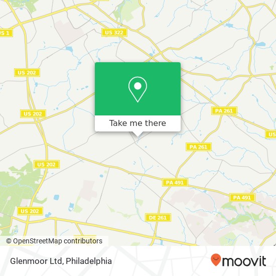 Glenmoor Ltd map