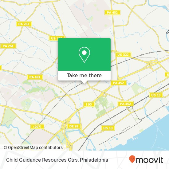 Child Guidance Resources Ctrs map