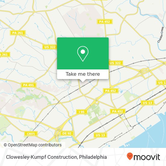 Clowesley-Kumpf Construction map