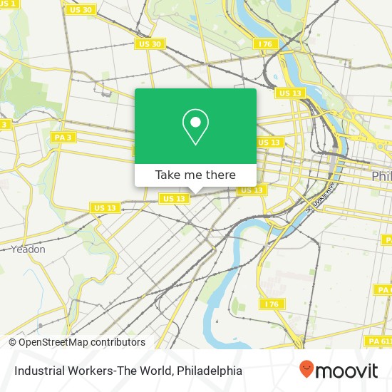 Mapa de Industrial Workers-The World