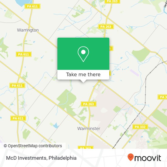 Mapa de McD Investments