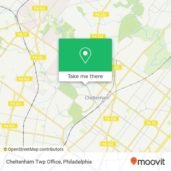 Cheltenham Twp Office map
