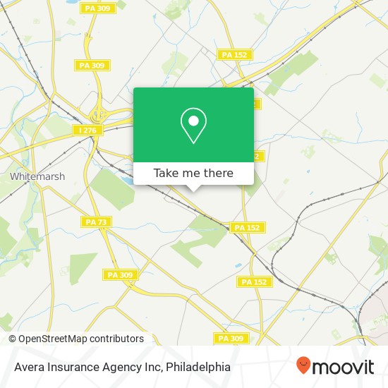 Mapa de Avera Insurance Agency Inc