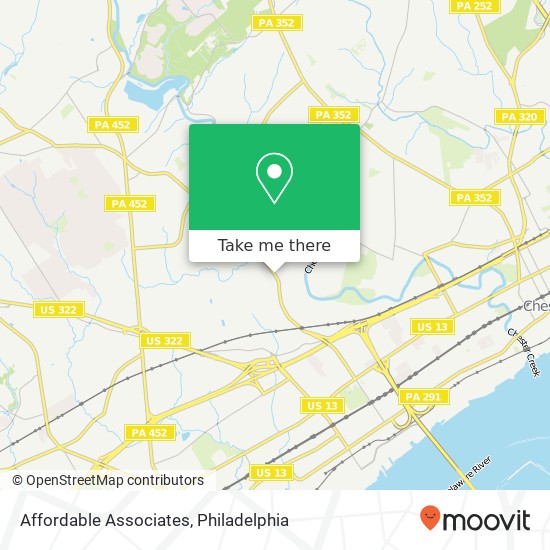 Affordable Associates map