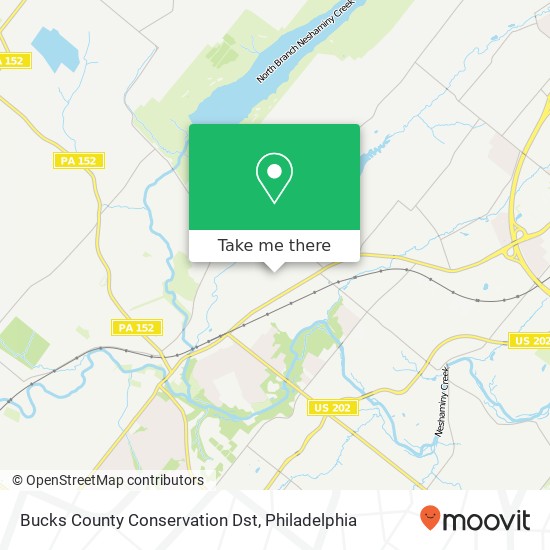 Bucks County Conservation Dst map