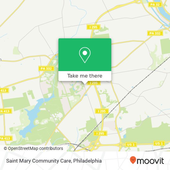 Saint Mary Community Care map