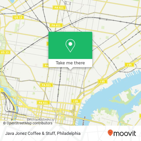 Java Jonez Coffee & Stuff map