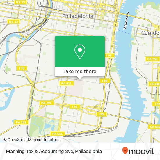 Manning Tax & Accounting Svc map