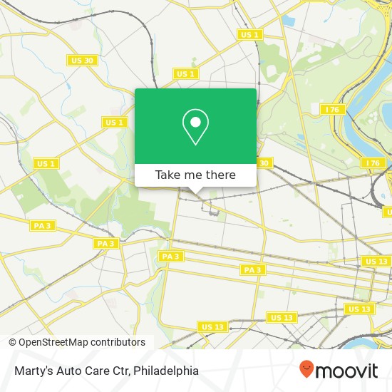 Marty's Auto Care Ctr map