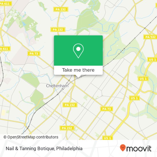 Nail & Tanning Botique map