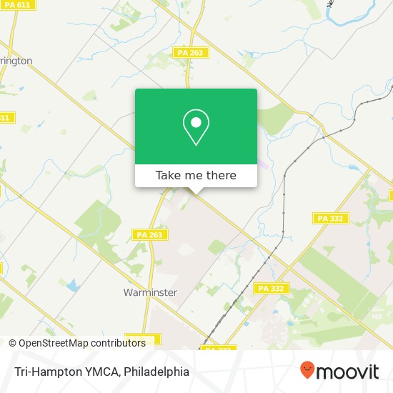 Tri-Hampton YMCA map