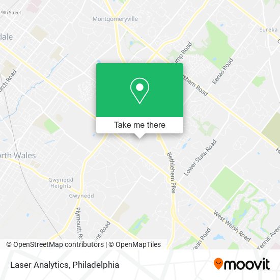 Laser Analytics map