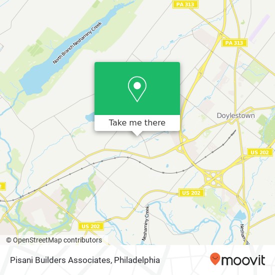 Pisani Builders Associates map