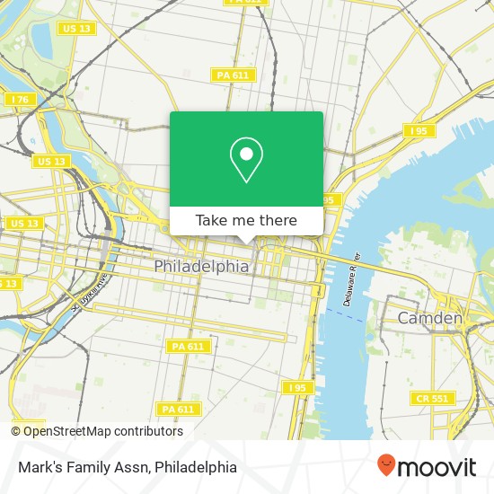 Mark's Family Assn map