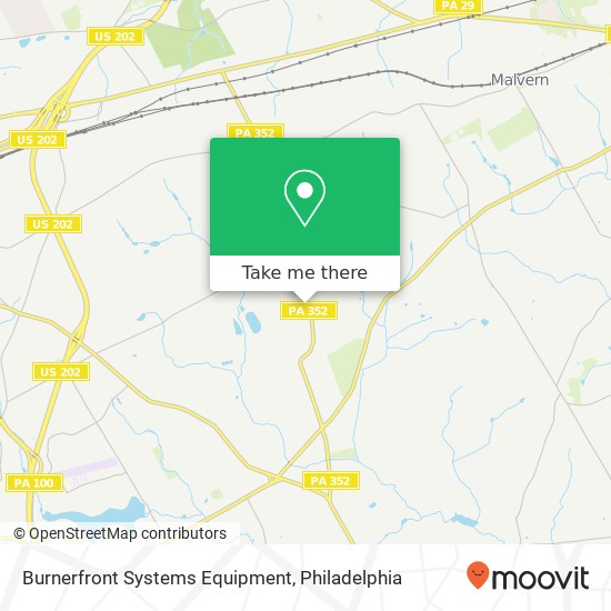 Burnerfront Systems Equipment map