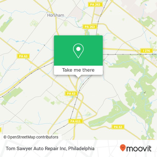 Tom Sawyer Auto Repair Inc map