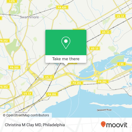 Christina M Clay MD map