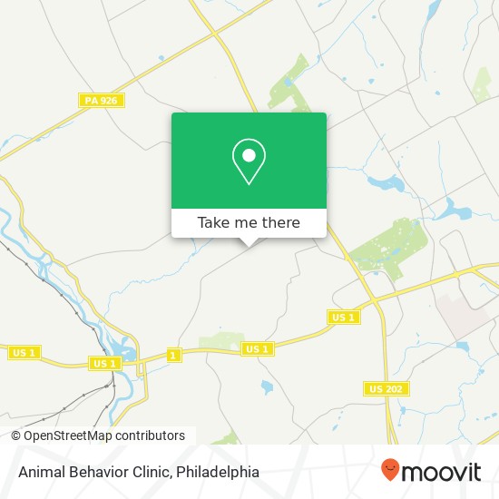 Animal Behavior Clinic map