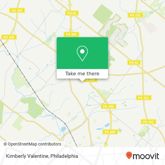 Kimberly Valentine map