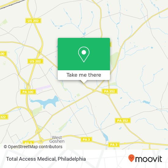 Total Access Medical map