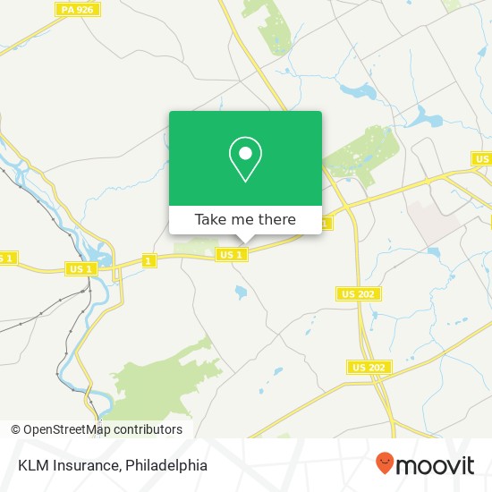 KLM Insurance map