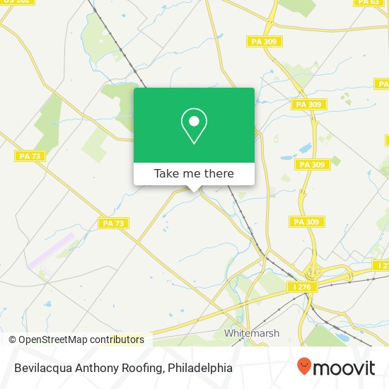 Mapa de Bevilacqua Anthony Roofing