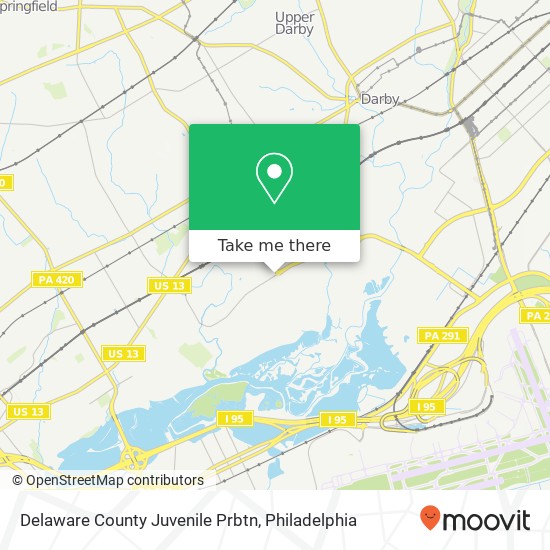 Delaware County Juvenile Prbtn map