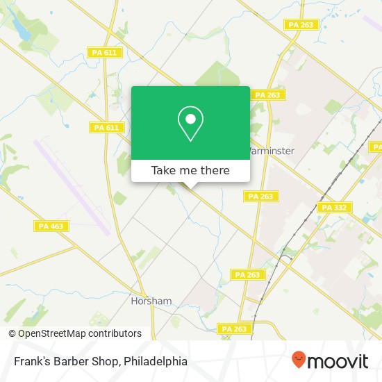 Frank's Barber Shop map