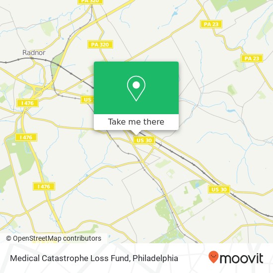 Medical Catastrophe Loss Fund map