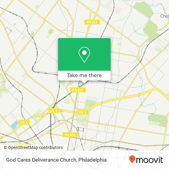 Mapa de God Cares Deliverance Church