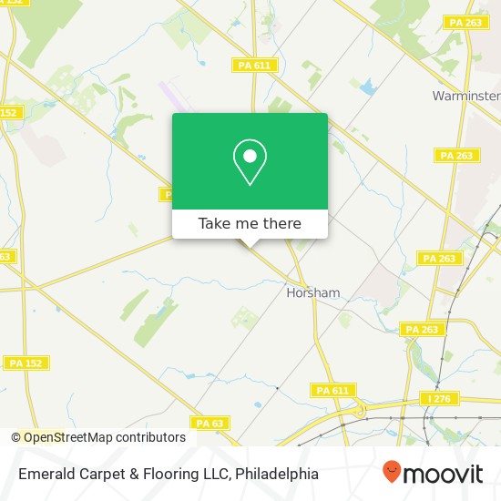 Mapa de Emerald Carpet & Flooring LLC