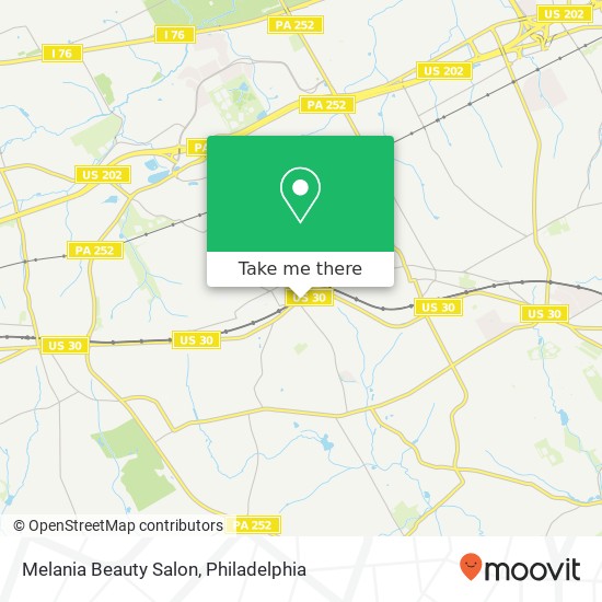 Melania Beauty Salon map