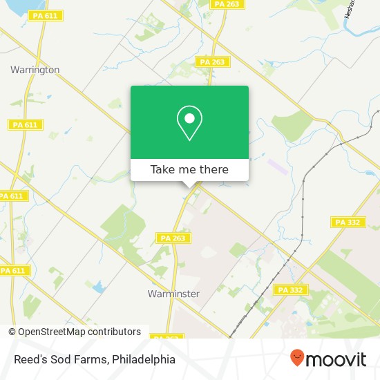 Mapa de Reed's Sod Farms