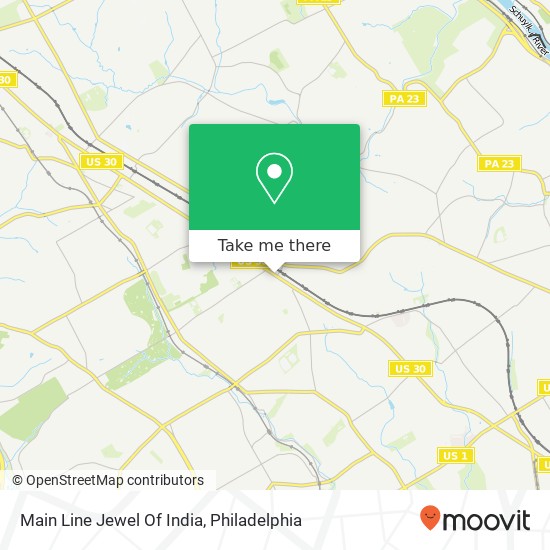 Mapa de Main Line Jewel Of India