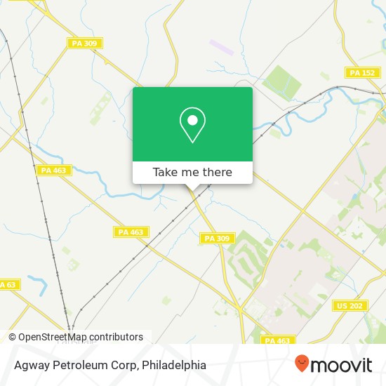 Agway Petroleum Corp map