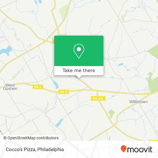 Mapa de Cocco's Pizza