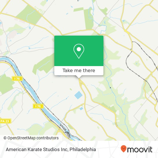 American Karate Studios Inc map