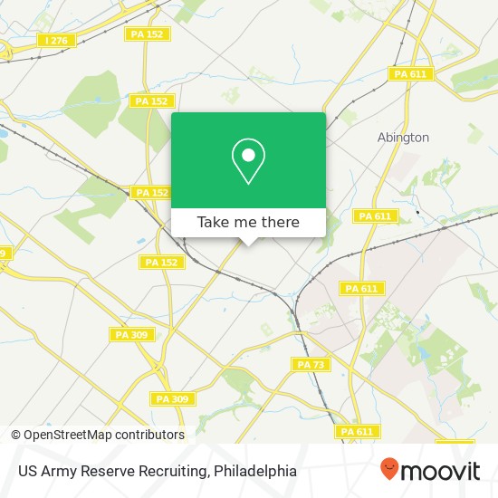 US Army Reserve Recruiting map
