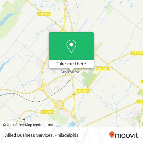 Allied Business Services map