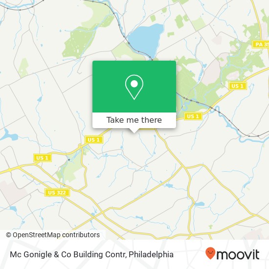 Mc Gonigle & Co Building Contr map