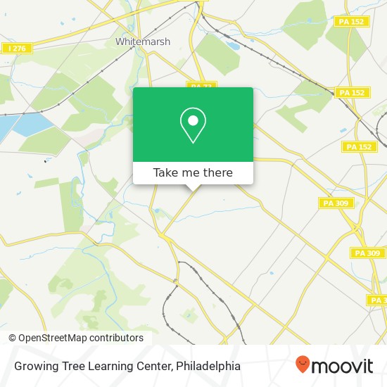 Growing Tree Learning Center map