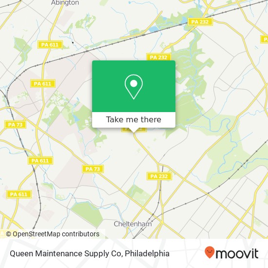 Queen Maintenance Supply Co map