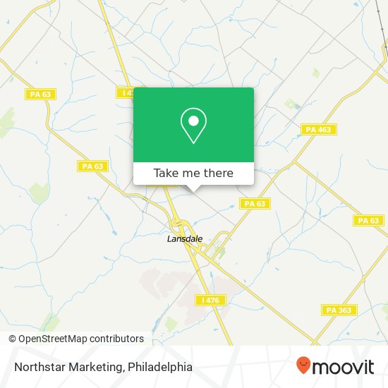 Mapa de Northstar Marketing