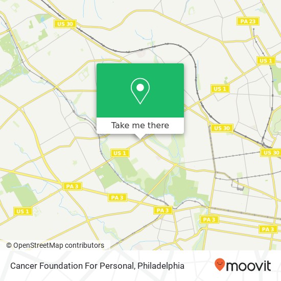 Mapa de Cancer Foundation For Personal