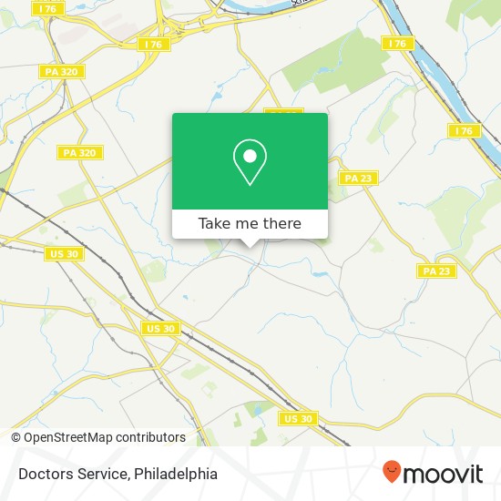 Mapa de Doctors Service